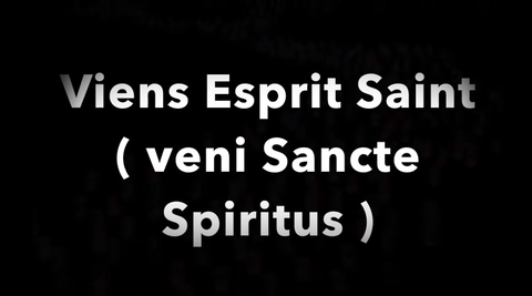 Veni sancte spiritus