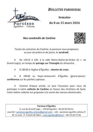 Bulletin semaine 2026 8