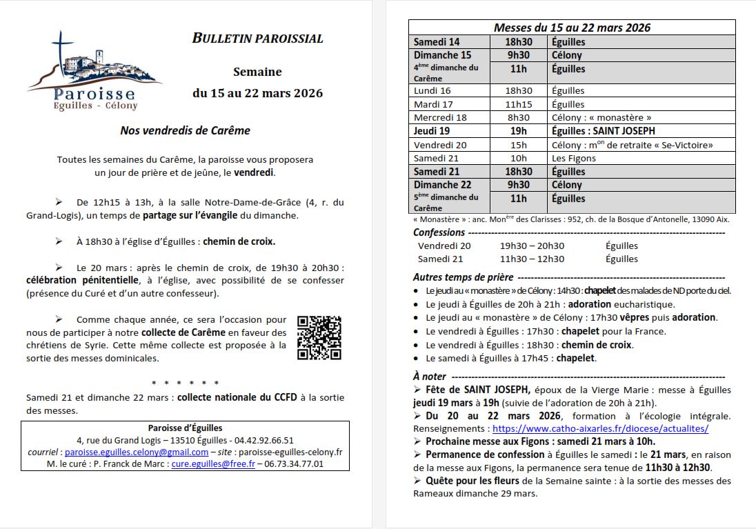 Bulletin semaine 2026 8